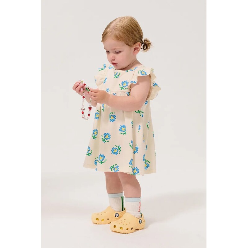 Detské bavlnené šaty Bobo Choses Pixel Flowers 67742280