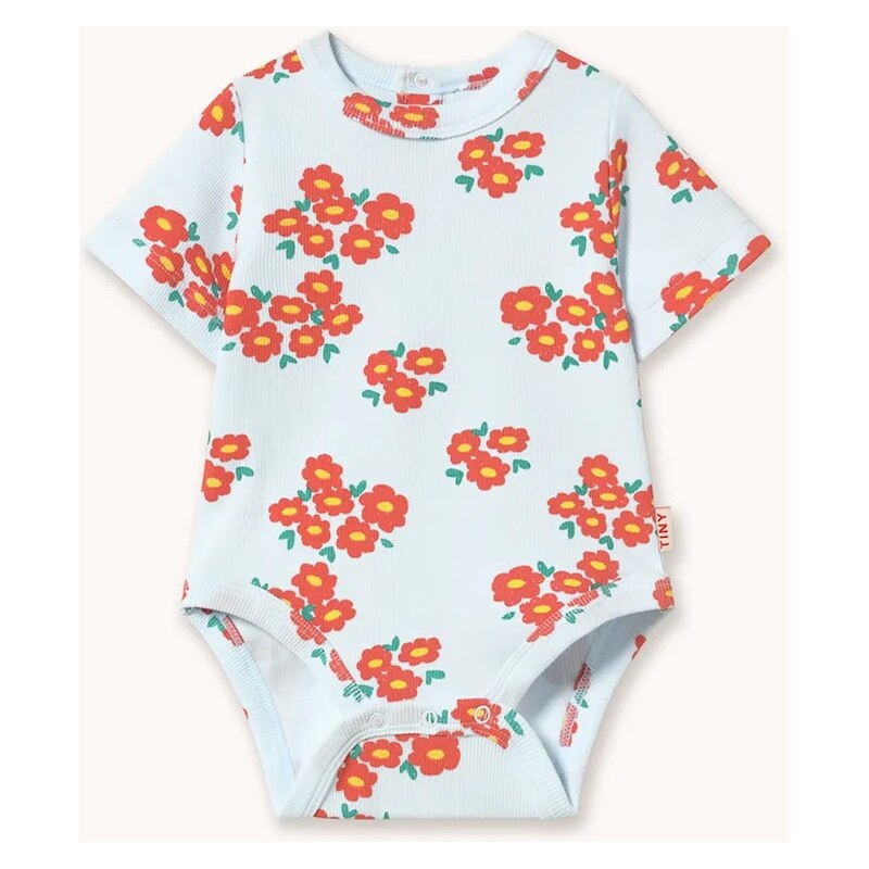 Body pre bábätká Tinycottons BLOSSOMS RIB BODY 67762173