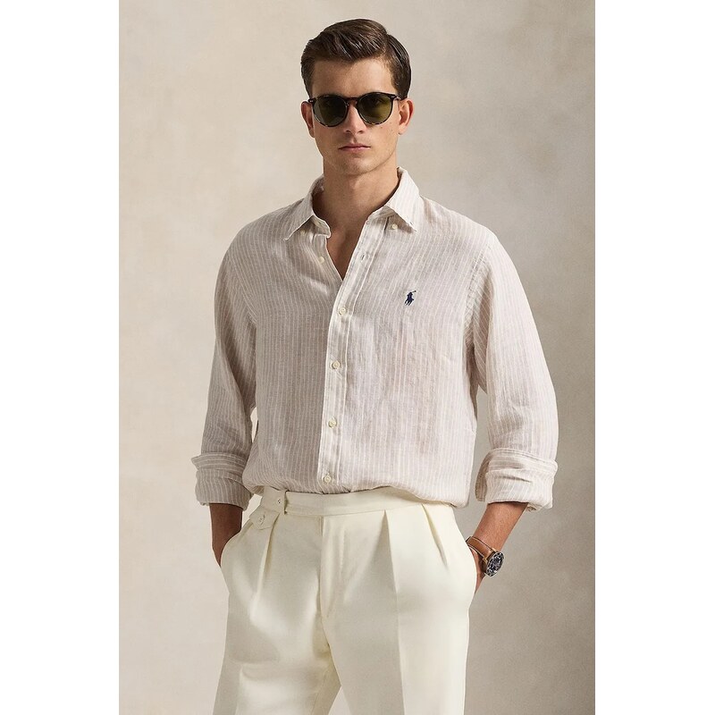 Ľanová košeľa Polo Ralph Lauren 67603006