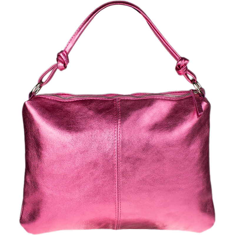Ružová kožená talianska kabelka Giuseppina Rosa Lucida NovaKabelka.sk 68162954