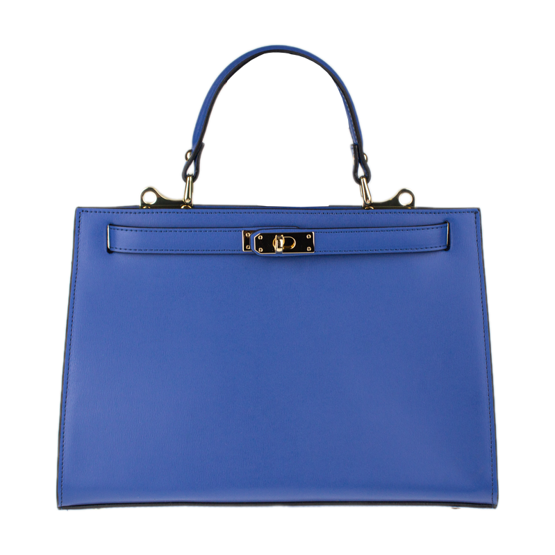 Modrá kožená talianska kabelka Anita Grande Bluette NovaKabelka.sk 68162955