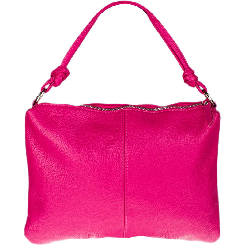 Ružová kožená talianska kabelka Giuseppina Fuxia NovaKabelka.sk 68162952