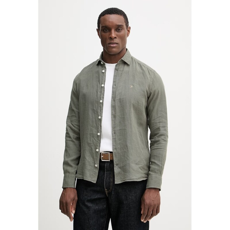 Ľanová košeľa Hackett London 67620845