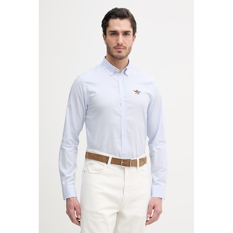 Bavlnená košeľa Aeronautica Militare 67697201