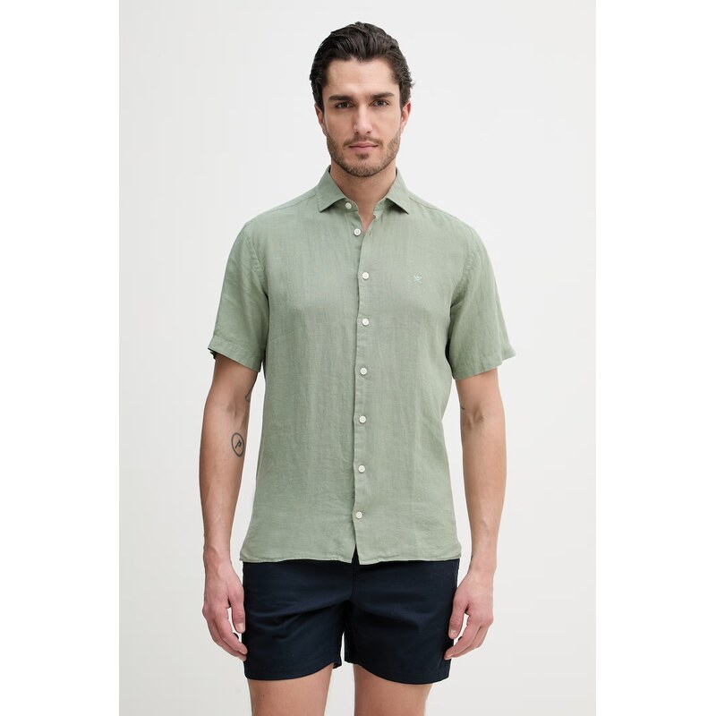 Ľanová košeľa Hackett London 67697321