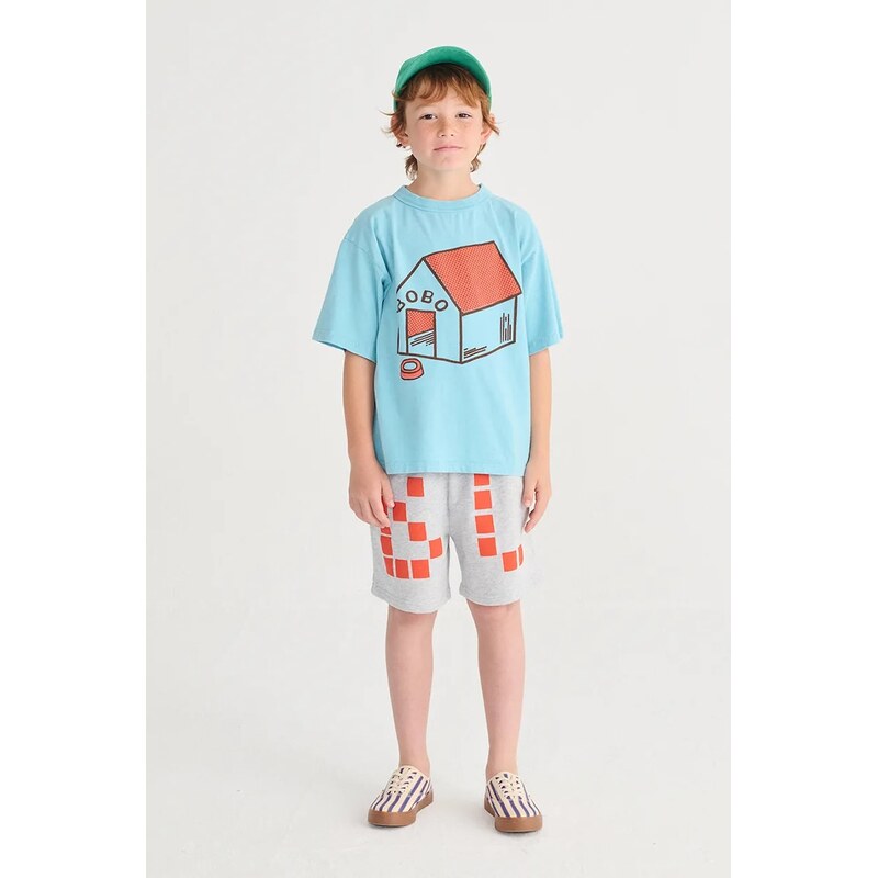 Detské bavlnené tričko Bobo Choses Pickles is at Home 67742262