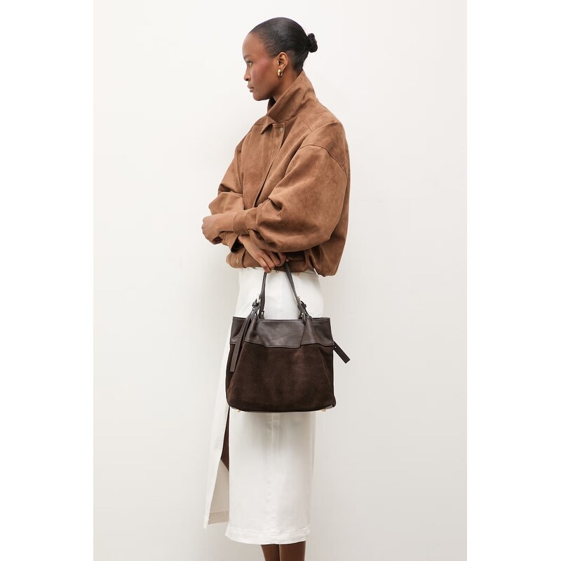 Semišová kabelka Answear.LAB z kolekcie Unscripted 67547234