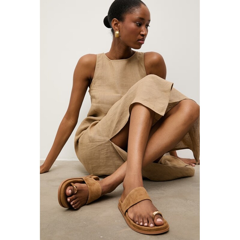 Semišové šľapky Answear.LAB 67696693