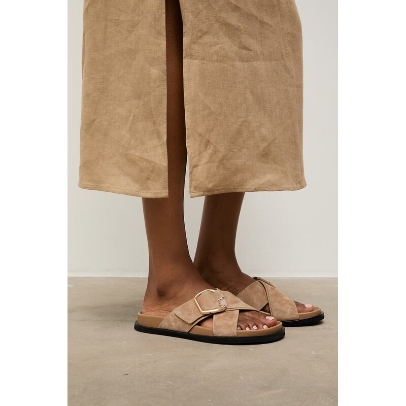 Semišové šľapky Answear.LAB 67855920