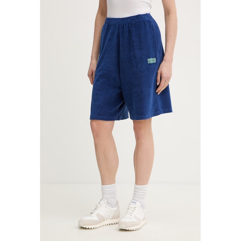 American Vintage teplákové šortky dámske bavlnené 67758565