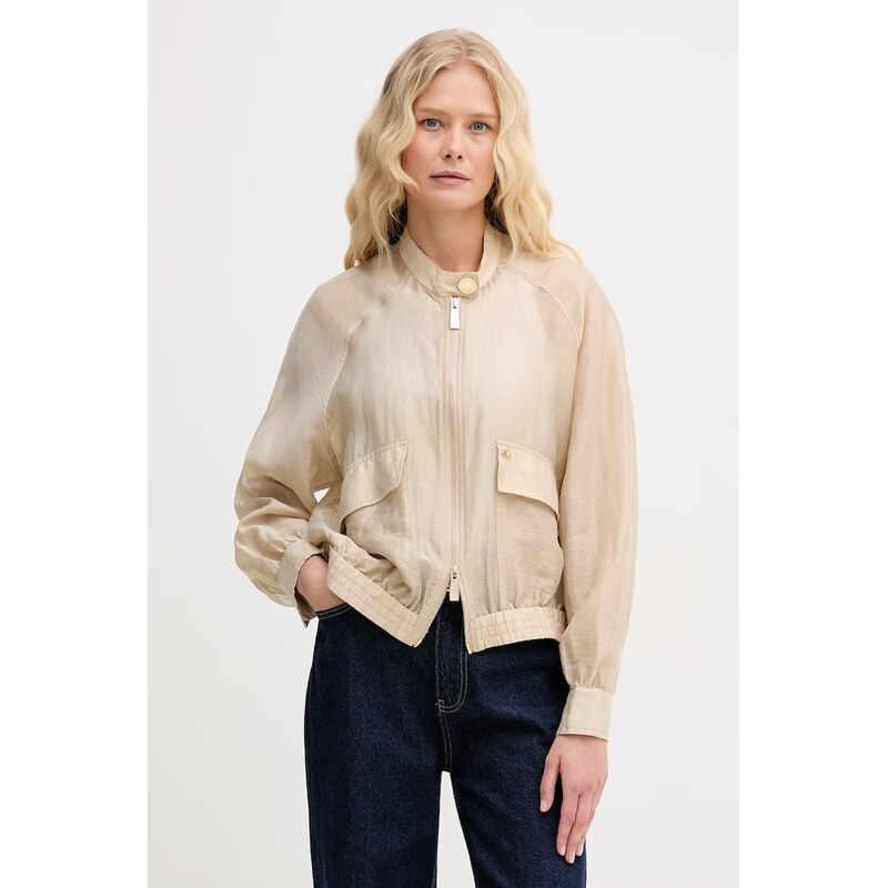 Lola Casademunt dámska bunda s prímesou ľanu 67824180