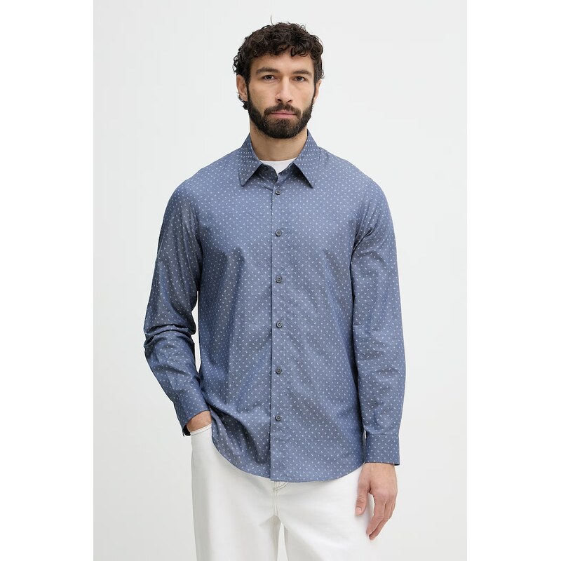 Pánska bavlnená košeľa Armani Exchange 67885961