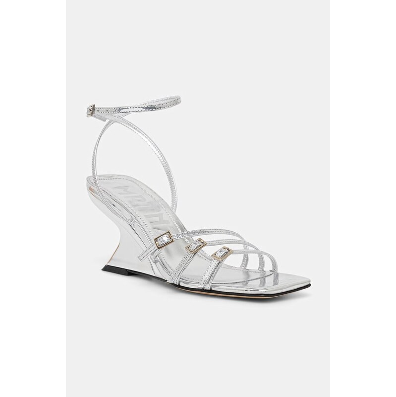 Souliers Martinez sandále na platforme po celej dĺžke z kože EDEN 68189521