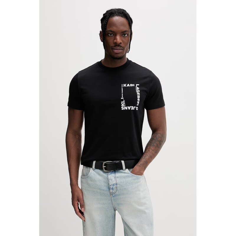 Karl Lagerfeld Jeans tričko pánske bavlnené 68189555