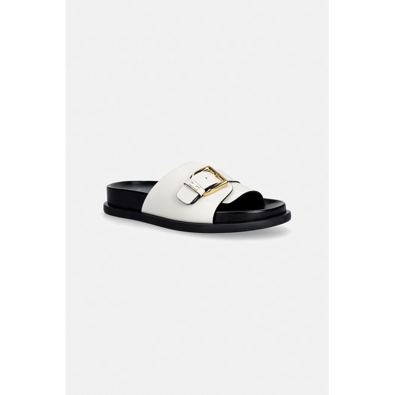 Detské kožené šľapky Elisabetta Franchi 67697767