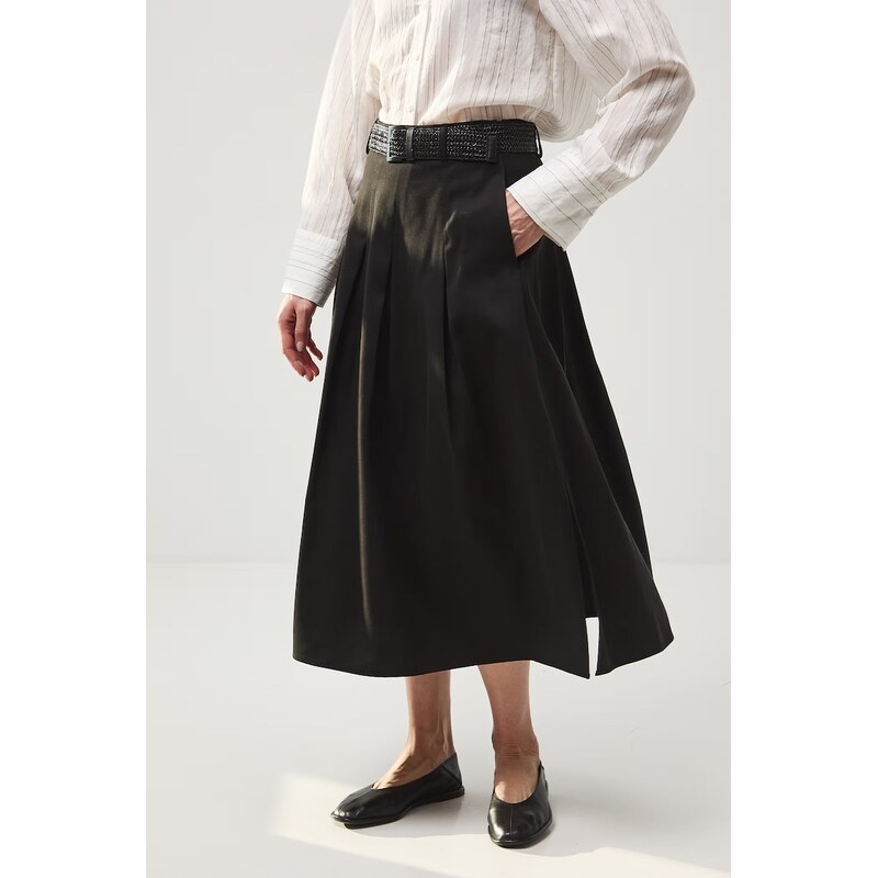 Medicine sukňa s rozparkom 67912976