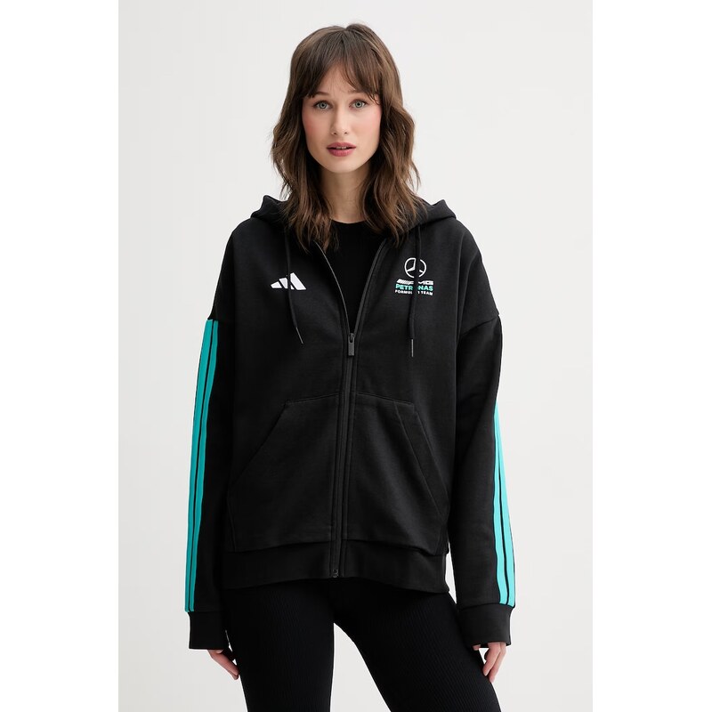 adidas mikina s kapucňou dámska s bavlnou x Mercedes 67913318