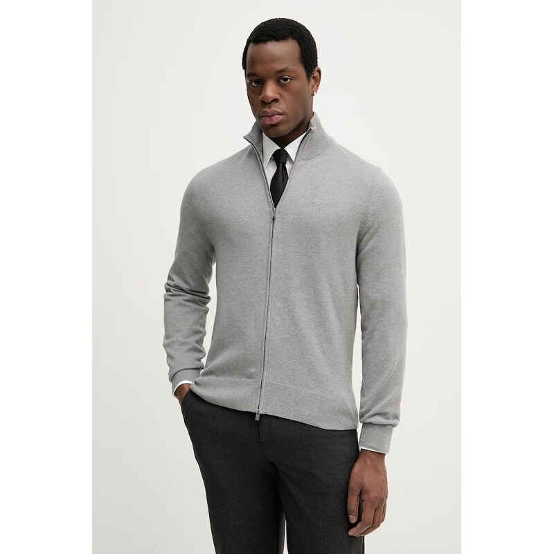 Bavlnený kardigán BOSS Upalano-L 67475519