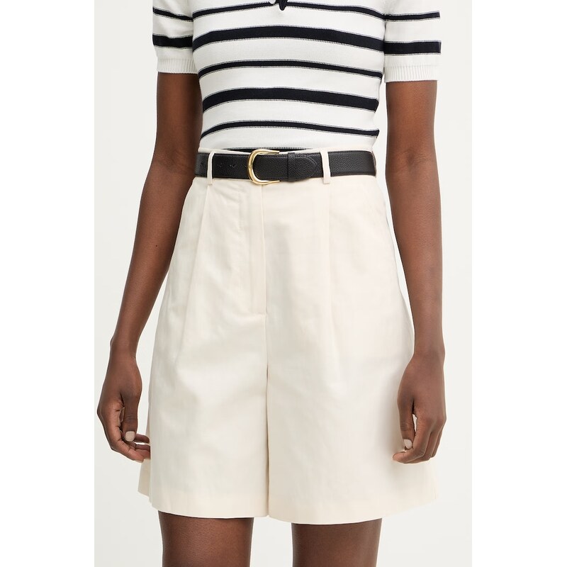 Šortky s prímesou ľanu Weekend Max Mara ECUBA 67511259