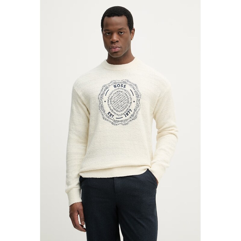 Sveter s prímesou vlny BOSS Orange Kerbert 67494329