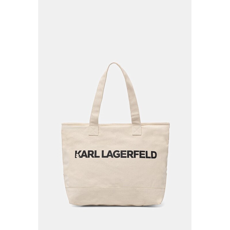 Dámska bavlnená kabelka typu tote Karl Lagerfeld K/ESSENTIAL 67856115