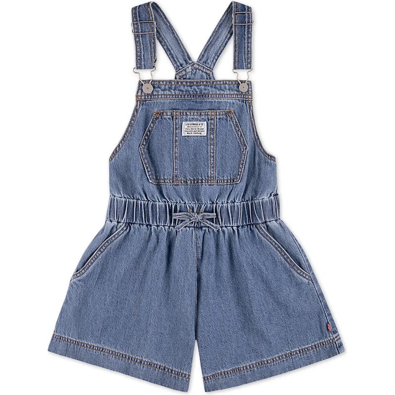 Detské nohavice na traky Levis SHORTALL WITH TIE AT WAIST 67473668