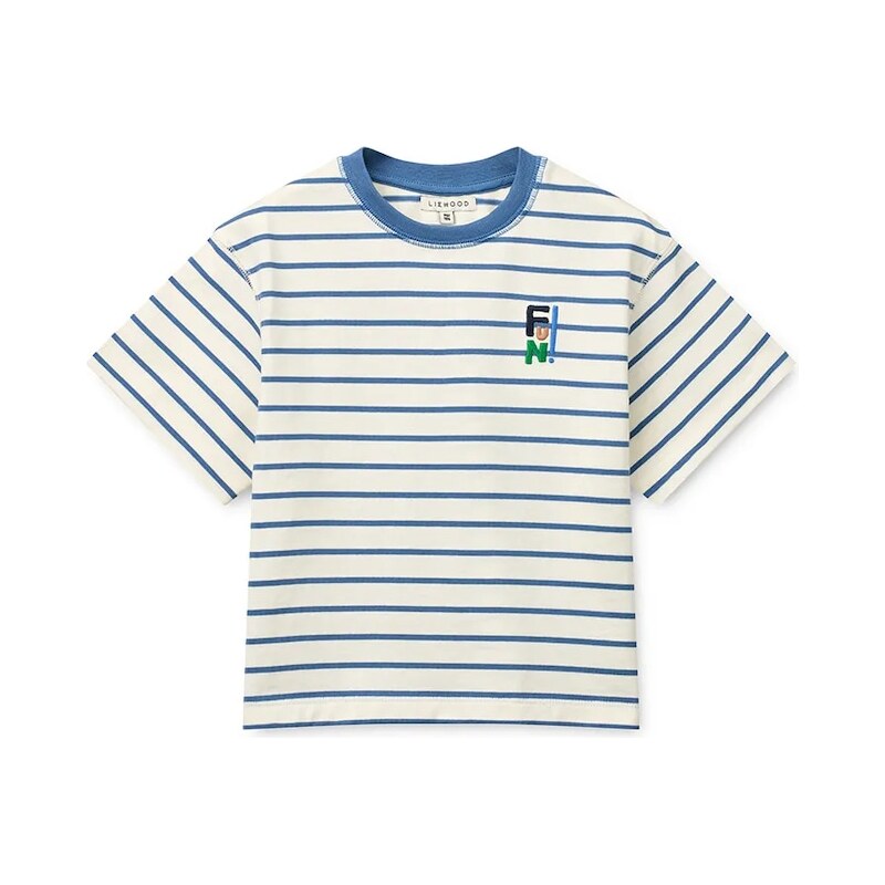 Detské bavlnené tričko Liewood Tyler Stripe SS T-shirt 67583440