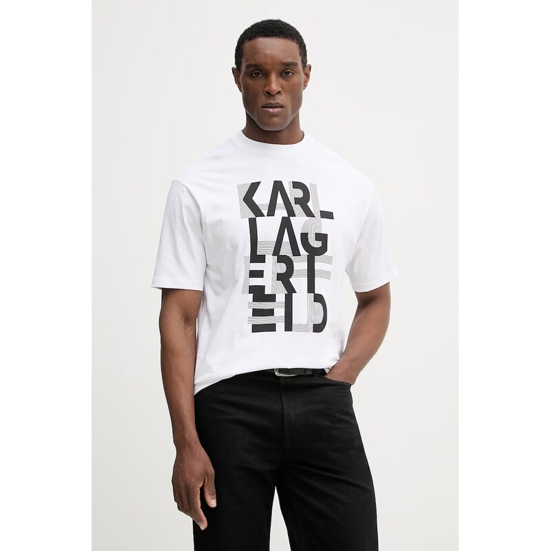 Bavlnené tričko Karl Lagerfeld 67602806