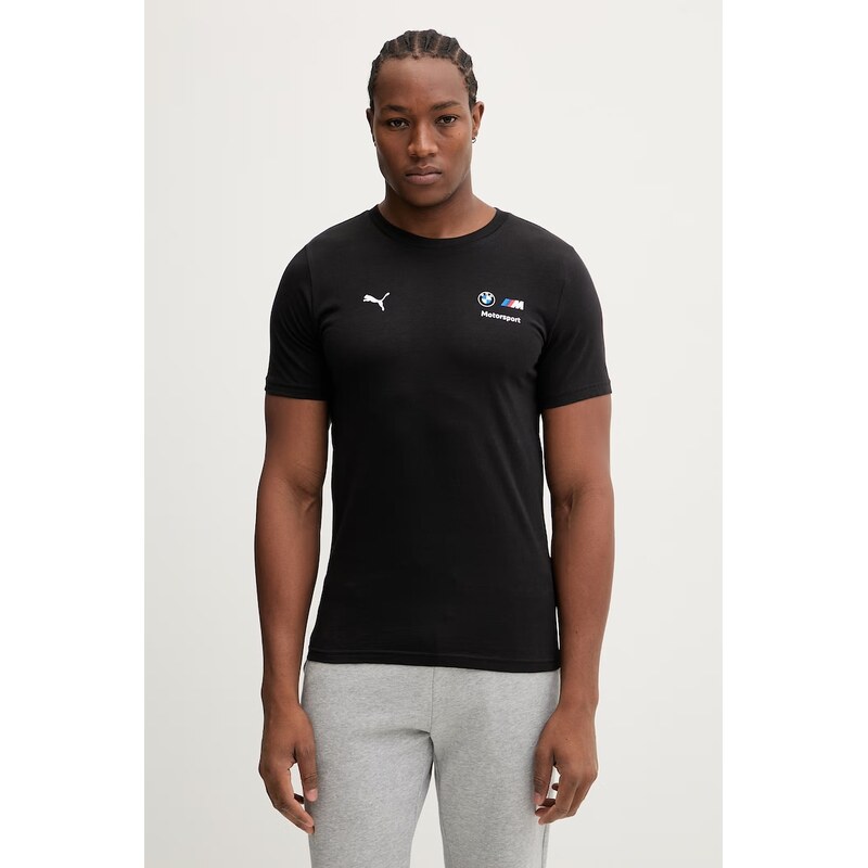 Bavlnené tričko Puma BMW Essential Logo 67620668
