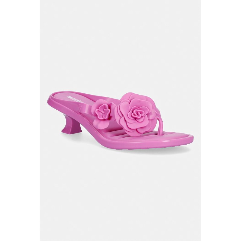 Šľapky Melissa MELISSA THONG KITTEN HEEL PETALS AD 67629546