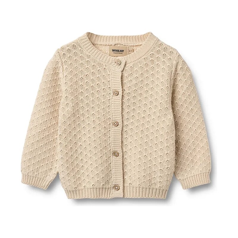 Detský bavlnený kardigan Wheat 67697198