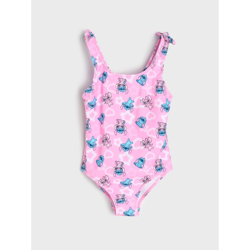 Sinsay - Jednodielne plavky Lilo & Stitch - ružová 68189730