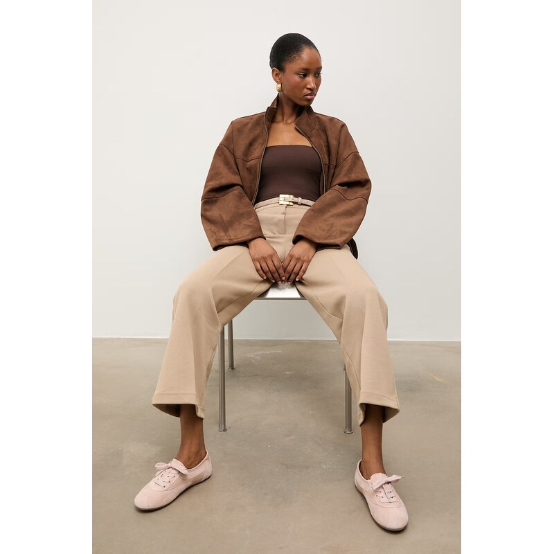 Semišové tenisky Answear.LAB POWDER NUDE 67620592