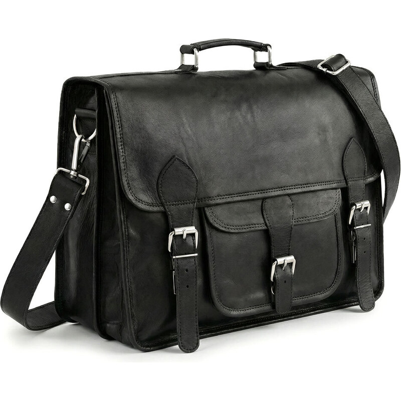 E-shop Glara leather Veľká kožená aktovka - Office Messenger