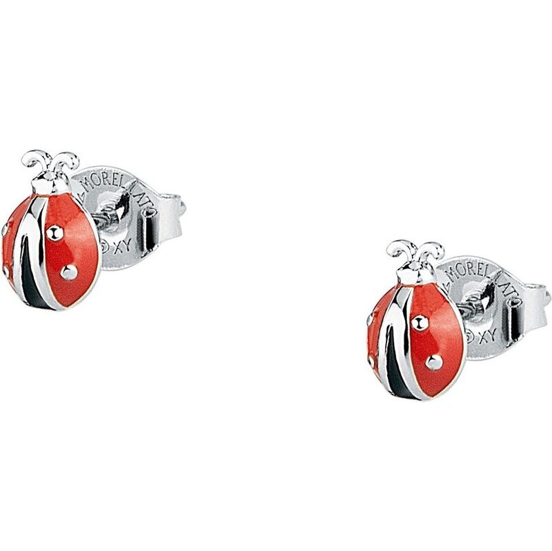 Morellato Strieborné dievčenské náušnice Lienky Dono SAZL11 68164008