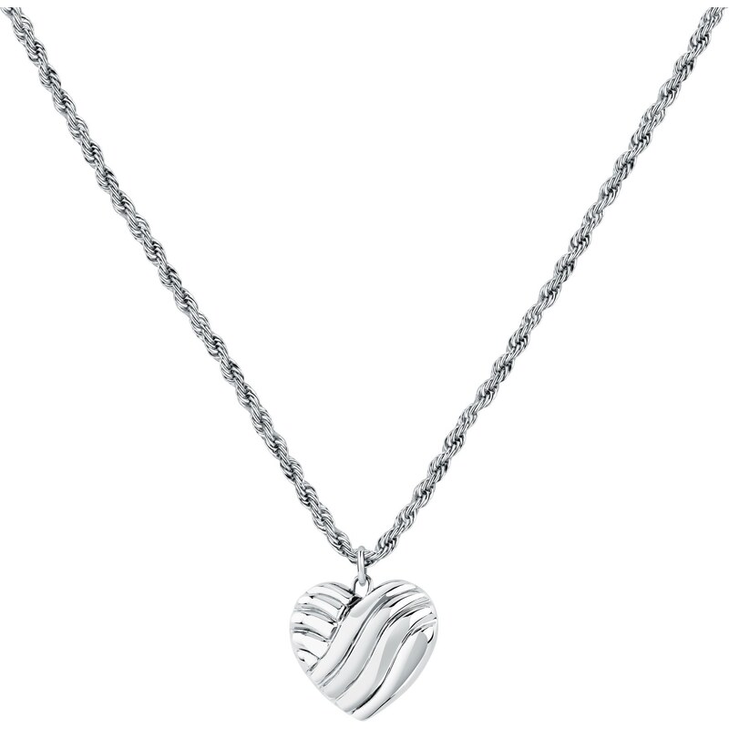 Morellato Krásny oceľový náhrdelník Srdce Battito SAZQ01 68164020