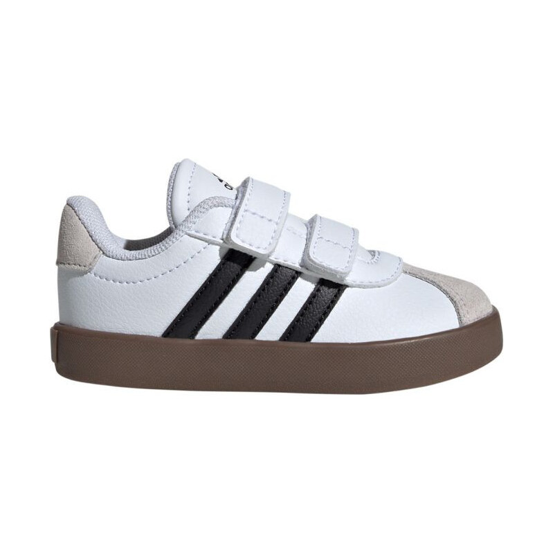 E-shop Detská obuv adidas VL Court 3.0 Skateboarding white and grey