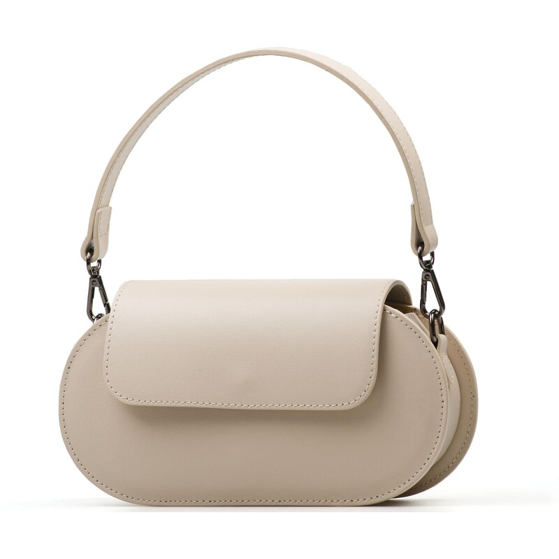 Blaire Kožená crossbody kabelka Ophelia béžová 64987533