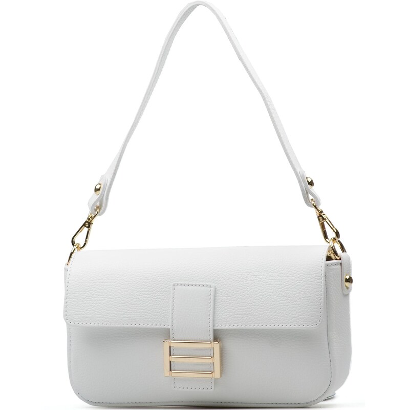 Blaire Kožená crossbody kabelka Diana biela 68164566