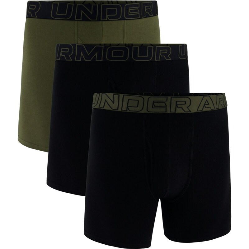 Under Armour M Perf Cotton 6in - 3pk BLACK 68164842