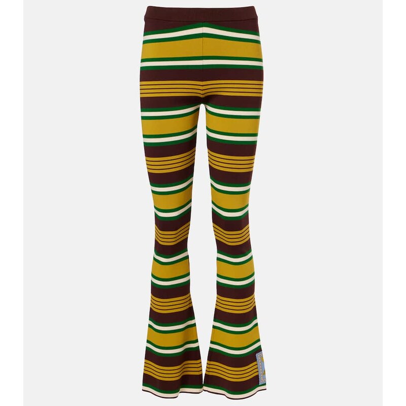 Alemais AlÃmais Clover knitted striped flared pants 68167285