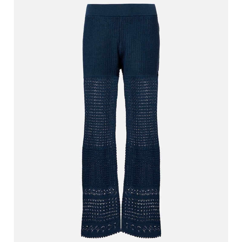 Eres EmblÃ¨me open-knit straight pants 68194605