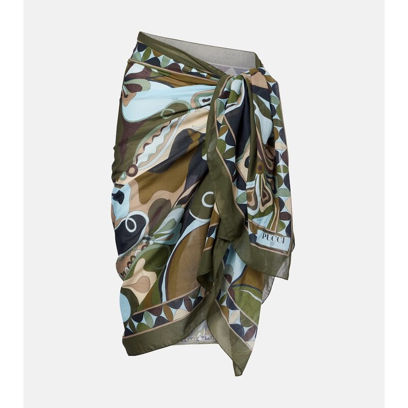 Pucci Orchidee cotton beach cover-up 68172132