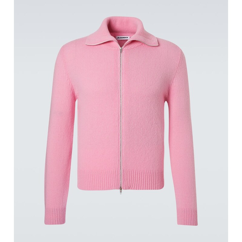Jil Sander Wool-blend zip-up sweater 68181888