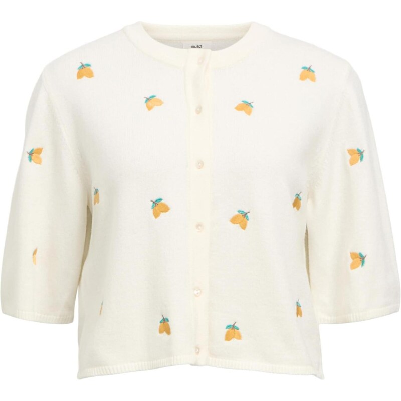 OBJECT Kardigán Thess žltá / zelená / biela 68211720