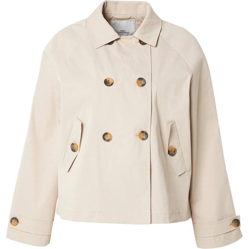 ONLY Carmakoma Prechodná bunda CARApril svetlobéžová 68211721