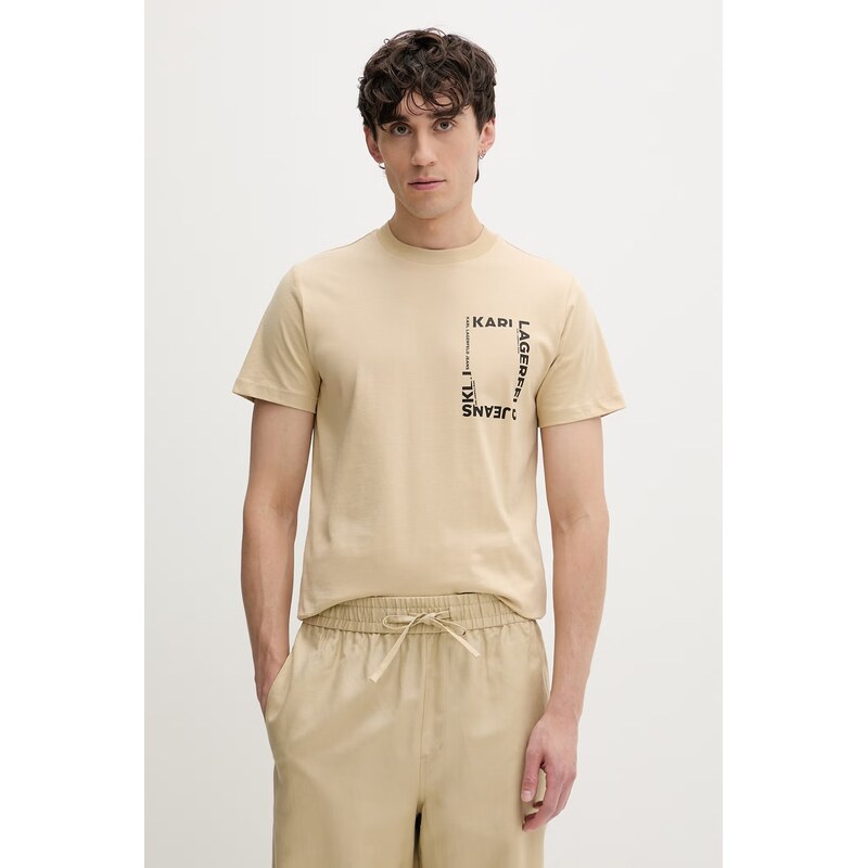 Karl Lagerfeld Jeans tričko pánske bavlnené 68189557