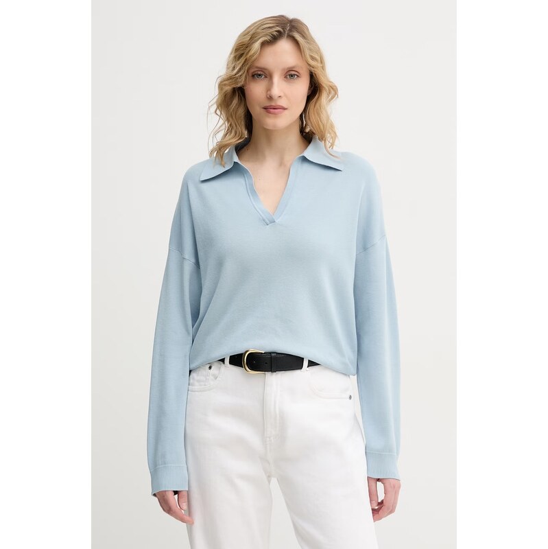 United Colors of Benetton dámsky bavlnený sveter 68189598