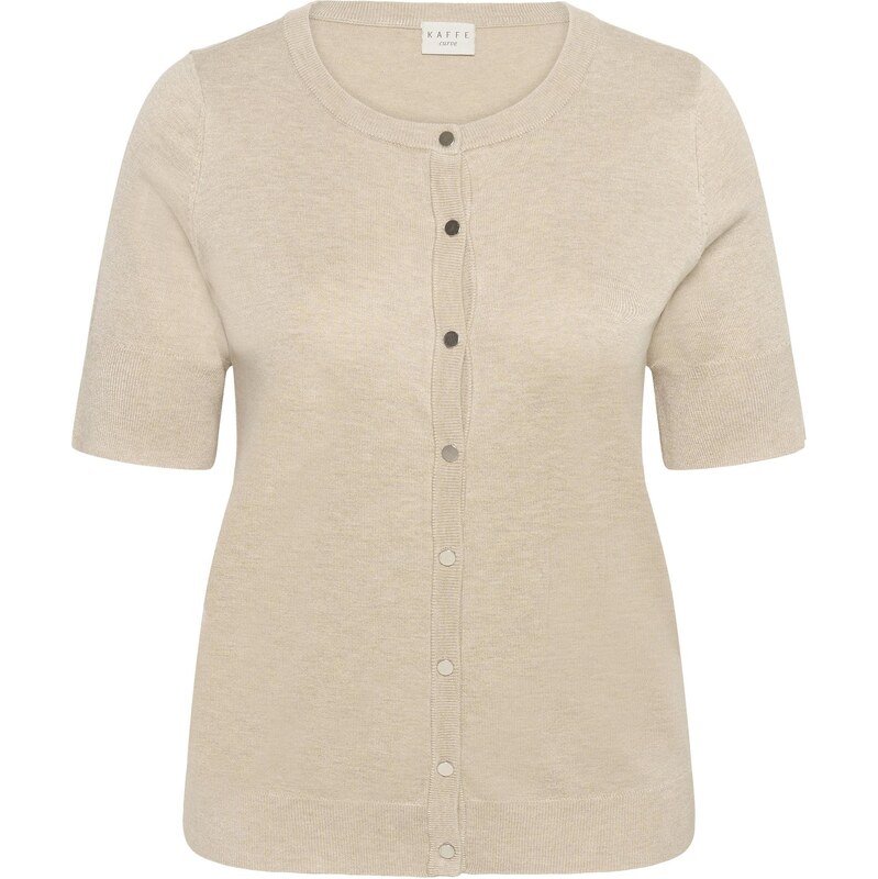 KAFFE CURVE Kardigán KClizzy béžová melírovaná 68211940