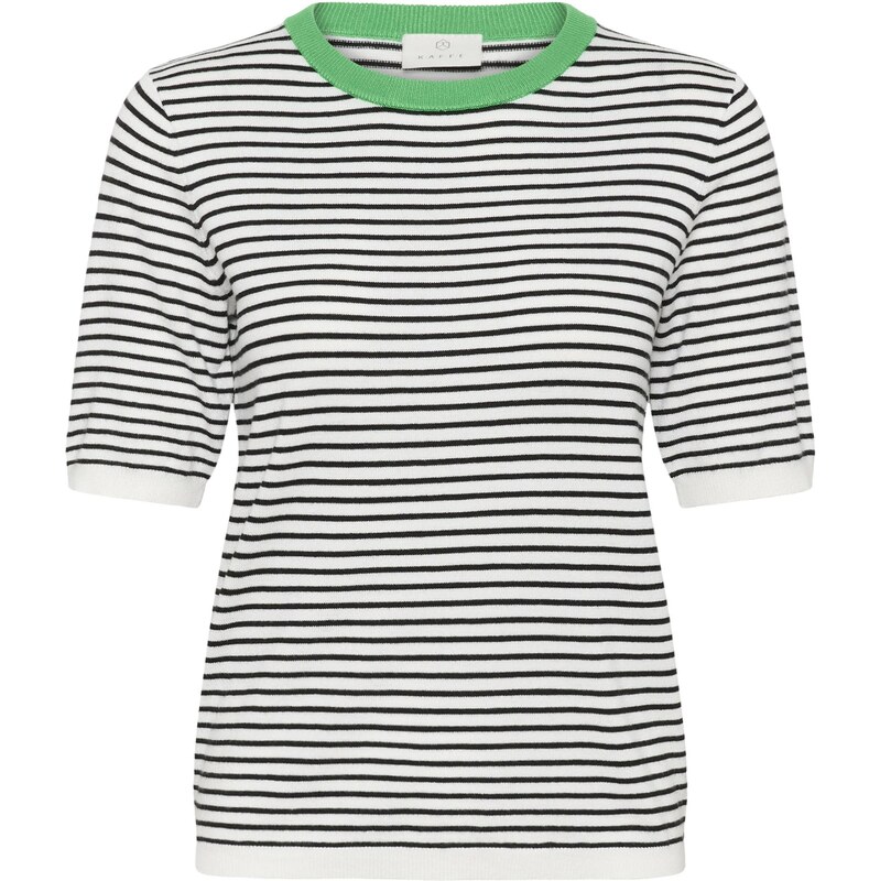 Kaffe Sveter KALizza zelená / čierna / biela 68211996